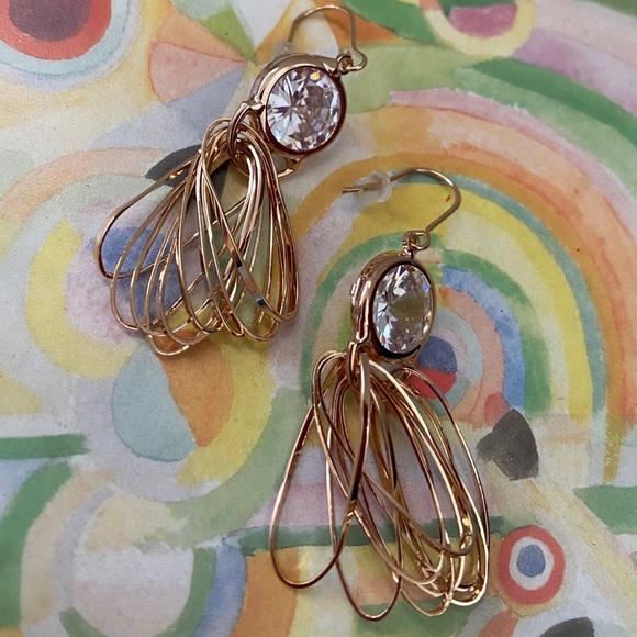Boutique Crystal Drop Earrings - Picture 2 of 7